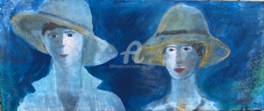Pittura intitolato "Toutes les couleurs…" da Myriam Van Calster, Opera d'arte originale, Acrilico Montato su Telaio per bare…