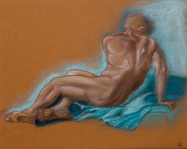 Pastels secs Dessin intitulée "Pastels secs" par Myriam Lonardi, Œuvre d'art originale, Pastel