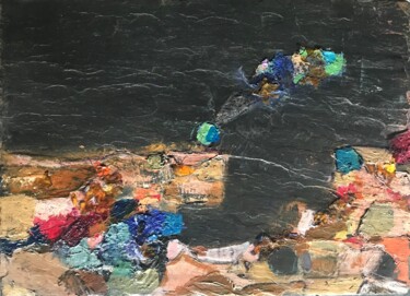 Peinture intitulée "Précieuses Roches" par Myriem Monghal, Œuvre d'art originale, Acrylique