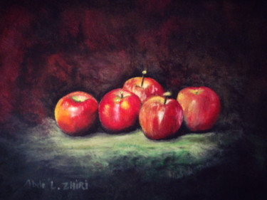 Painting titled "The apples" by Abdél Zhairi, Original Artwork