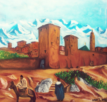 Painting titled "A quiet life in sou…" by Abdél Zhairi, Original Artwork, Oil