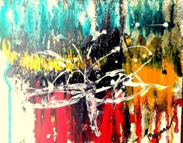 Painting titled "les-ailes-blanches" by Mysane, Original Artwork, Other