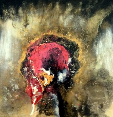 Peinture intitulée "rosas-bailan-2" par Mysane, Œuvre d'art originale, Autre