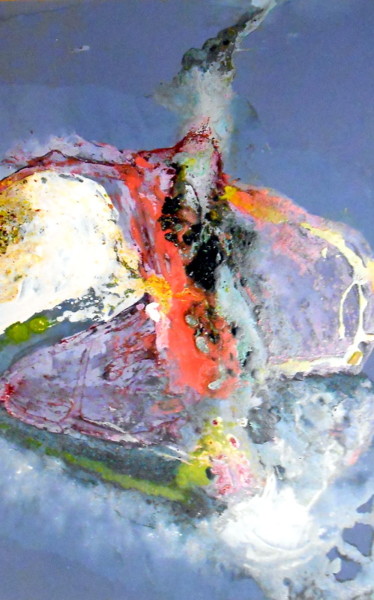 Peinture intitulée "sorti-des-eaux" par Mysane, Œuvre d'art originale, Autre