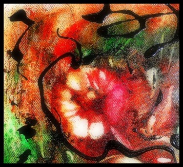 Arts numériques intitulée "fleur" par Mysane, Œuvre d'art originale, Peinture numérique