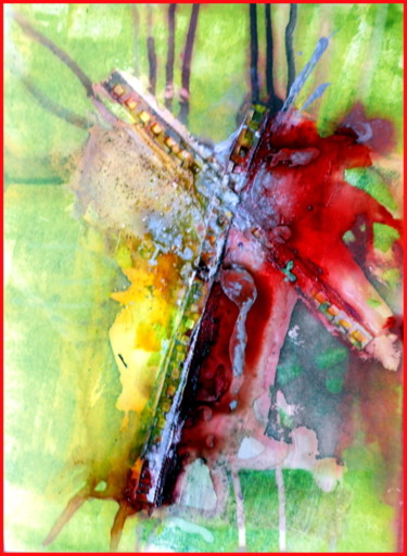 Pintura titulada "molino-herido" por Mysane, Obra de arte original, Otro
