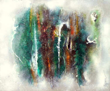 Painting titled "plumes-2" by Mysane, Original Artwork, Other