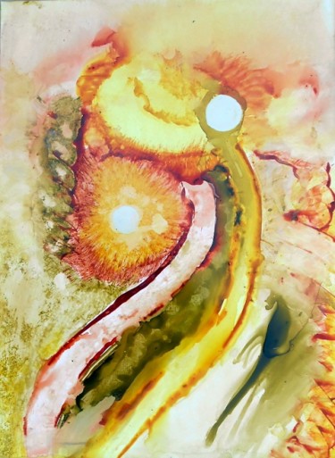 Peinture intitulée "attraper-le-soleil" par Mysane, Œuvre d'art originale, Autre