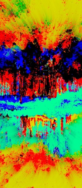 Arts numériques intitulée "reflets" par Mysane, Œuvre d'art originale, Peinture numérique