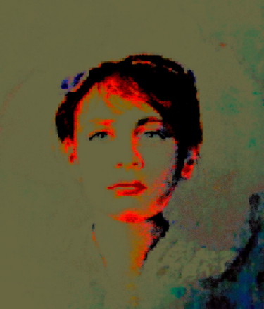 Digital Arts titled "Belle dame  3" by Mysane, Original Artwork, Digital Painting