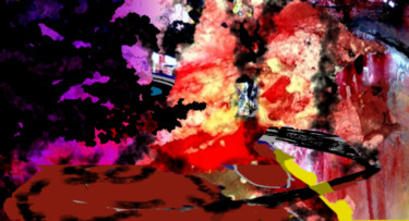 Arts numériques intitulée "la brûlure" par Mysane, Œuvre d'art originale, Modélisation 3D