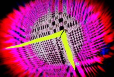 Arts numériques intitulée "six heures moins le…" par Mysane, Œuvre d'art originale, Peinture numérique
