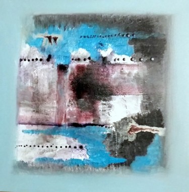 Painting titled "au dehors la pluie" by Mysane, Original Artwork, Other