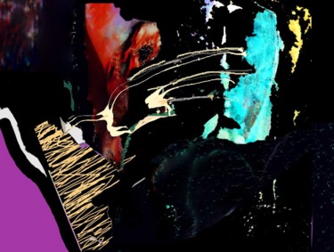 Arts numériques intitulée "des-pleurs-etranges" par Mysane, Œuvre d'art originale, Peinture numérique