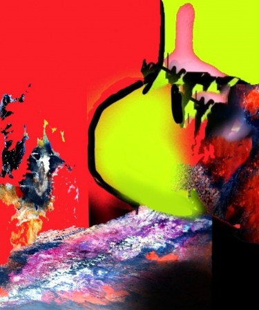 Arts numériques intitulée "coeur-perdu" par Mysane, Œuvre d'art originale, Modélisation 3D