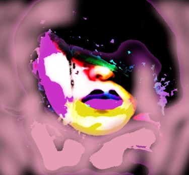 Arts numériques intitulée "je-suis-Rose.jpg" par Mysane, Œuvre d'art originale, Peinture numérique