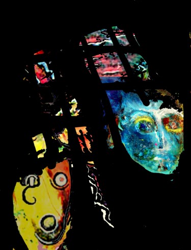 Digitale Kunst getiteld "miedo-de-mujer.jpg" door Mysane, Origineel Kunstwerk, Digitaal Schilderwerk