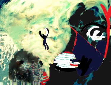 Arte digital titulada "le saut de la mort" por Mysane, Obra de arte original, Pintura Digital