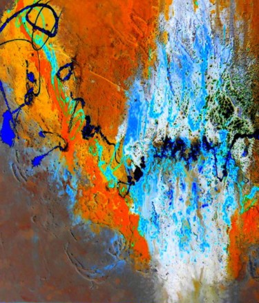 Arts numériques intitulée "vibrations  3" par Mysane, Œuvre d'art originale, Peinture numérique