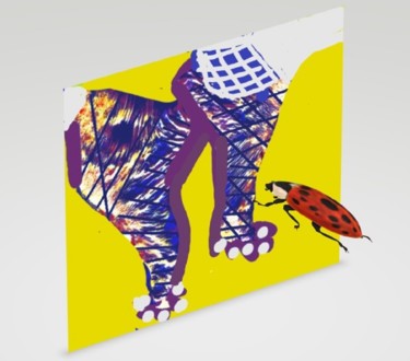 Arts numériques intitulée "les chaussettes de…" par Mysane, Œuvre d'art originale, Peinture numérique