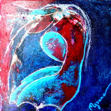 Pintura titulada "mante-amante.jpg" por Mysane, Obra de arte original