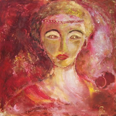 Peinture intitulée "Femme romaine" par Mysane, Œuvre d'art originale, Autre