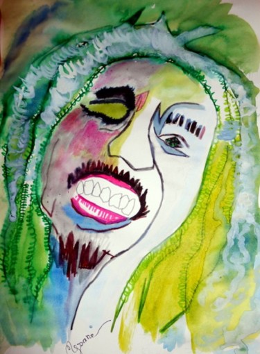 Tekening getiteld "Bob Marley" door Mysane, Origineel Kunstwerk, Inkt