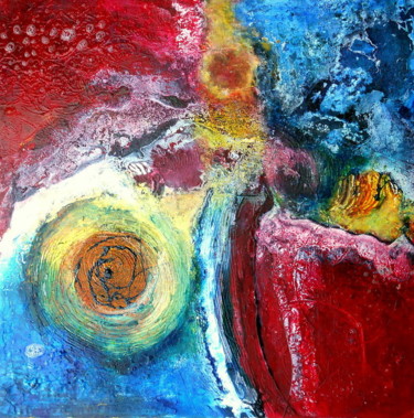 Peinture intitulée "bourrasque" par Mysane, Œuvre d'art originale, Acrylique