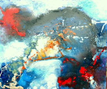 Peinture intitulée "Locura y sangre" par Mysane, Œuvre d'art originale, Autre