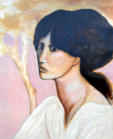 Malerei mit dem Titel "elisabetn-siddal.jpg" von Mysane, Original-Kunstwerk, Öl