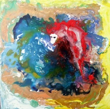 Peinture intitulée "Chimère 2" par Mysane, Œuvre d'art originale, Autre