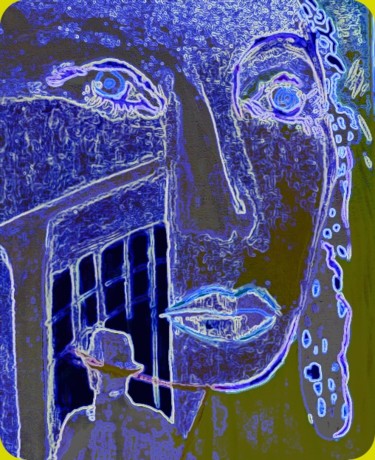 Arte digitale intitolato "pensee" da Mysane, Opera d'arte originale, Pittura digitale