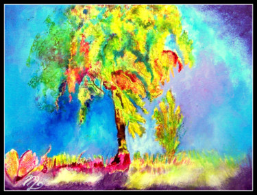Картина под названием "L'arbre hardi" - Mysane, Подлинное произведение искусства, Другой