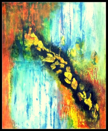 Peinture intitulée "un-barrage-contre-l…" par Mysane, Œuvre d'art originale, Autre