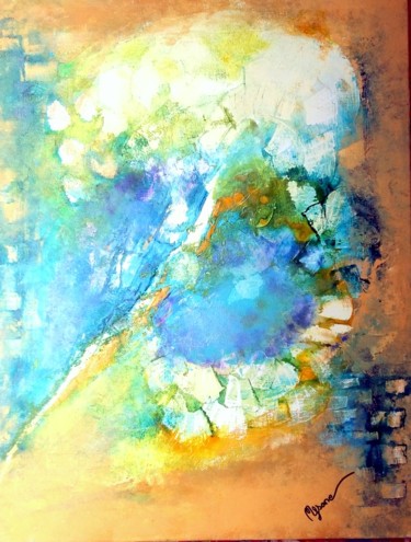 Painting titled "printemps" by Mysane, Original Artwork, Other