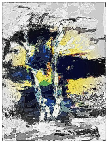 Digital Arts titled "le-trou-noir.jpg" by Mysane, Original Artwork, Digital Painting