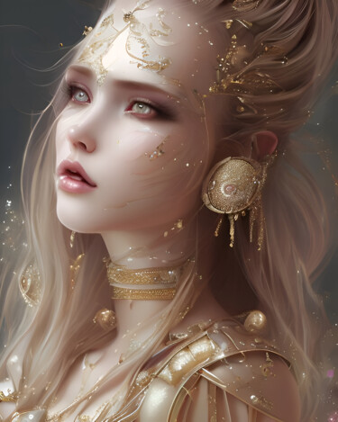 Digital Arts titled "High Enchantress" by Mystic Muse, Original Artwork, AI generated image