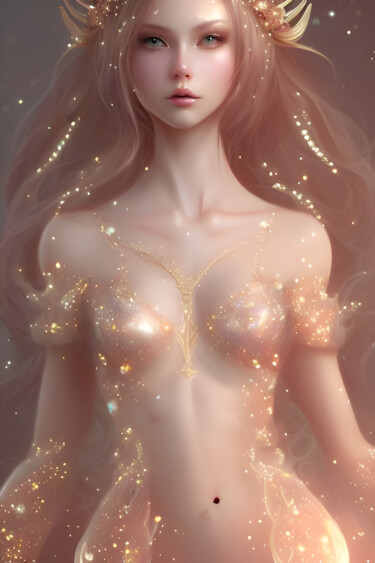 Digital Arts titled "Spellbinding Beauty…" by Mystic Muse, Original Artwork, AI generated image