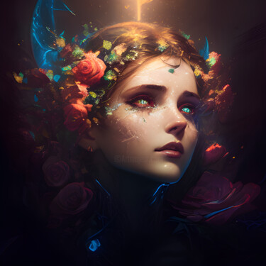 Arts numériques intitulée "Ethereal Temptations" par Mystic Muse, Œuvre d'art originale, Image générée par l'IA
