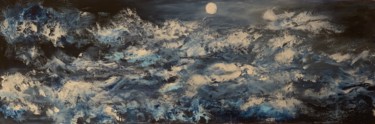 Pintura titulada "Entre ciel et mer 6…" por Virginie R. (Nikitaforever), Obra de arte original, Acrílico