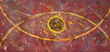 Картина под названием "Exorbital" - N.A. Dietzen, Подлинное произведение искусства, Акрил