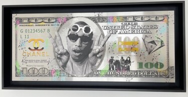 Malerei mit dem Titel "Dollar GET LUCKY $$$" von N Nathan, Original-Kunstwerk, Digitale Malerei