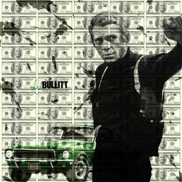 Painting titled "MC BULLITT" by N Nathan, Original Artwork, Digital Painting