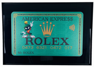 Pittura intitolato "Amex Rolex" da N Nathan, Opera d'arte originale, Pittura digitale