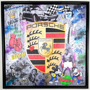 Peinture intitulée "Porsche Addict" par N Nathan, Œuvre d'art originale, Peinture numérique