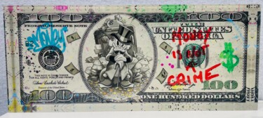 Scultura intitolato "Scrooge Banker" da N Nathan, Opera d'arte originale, Pittura digitale
