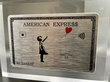 雕塑 标题为“Plexi Card Banksy” 由N Nathan, 原创艺术品, 数字油画