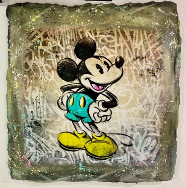 Malarstwo zatytułowany „Street Mickey” autorstwa N Nathan, Oryginalna praca, Akryl