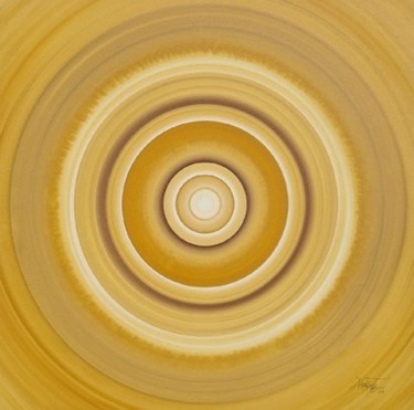 Painting titled "Circles" by Naagaraj, Original Artwork