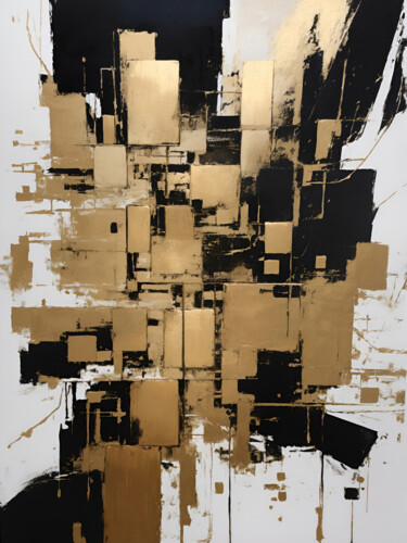 Digital Arts titled "Abstract Expression…" by Nabil Zeineddine, Original Artwork, Digital Painting